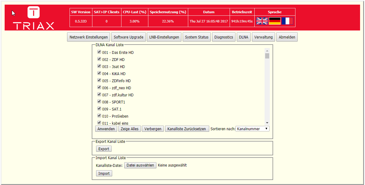 SAT und SAT-IP - Teil 2 die Einrichtung - Fernsehen auf fast allen Geräten - 072917 1823 DSATundSAT3 - 5